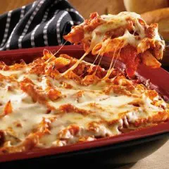 Gratin de pâtes à la tomate